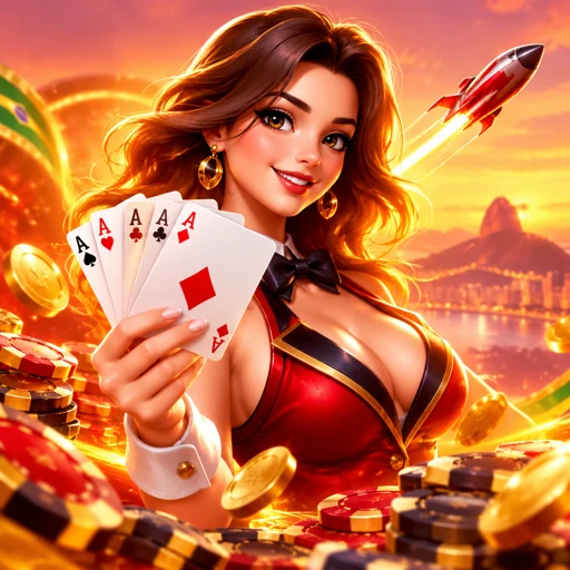 Mesa 6-max de poker em uma tela de celular