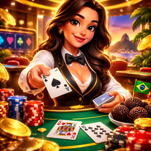 Tabela de ações básicas de blackjack no celular
